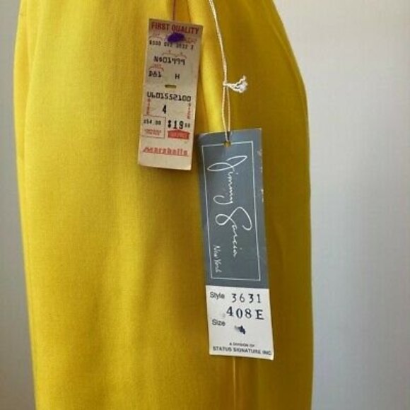 Vintage Jimmy Garcia Retro Skirt New York Women 4 Button Accent Pencil Straight - Picture 7 of 12